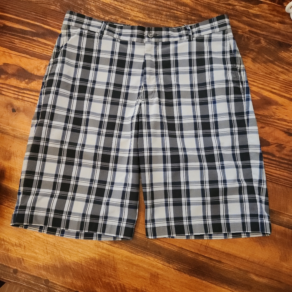 Slazenger Plaid Golf Shorts Size 35